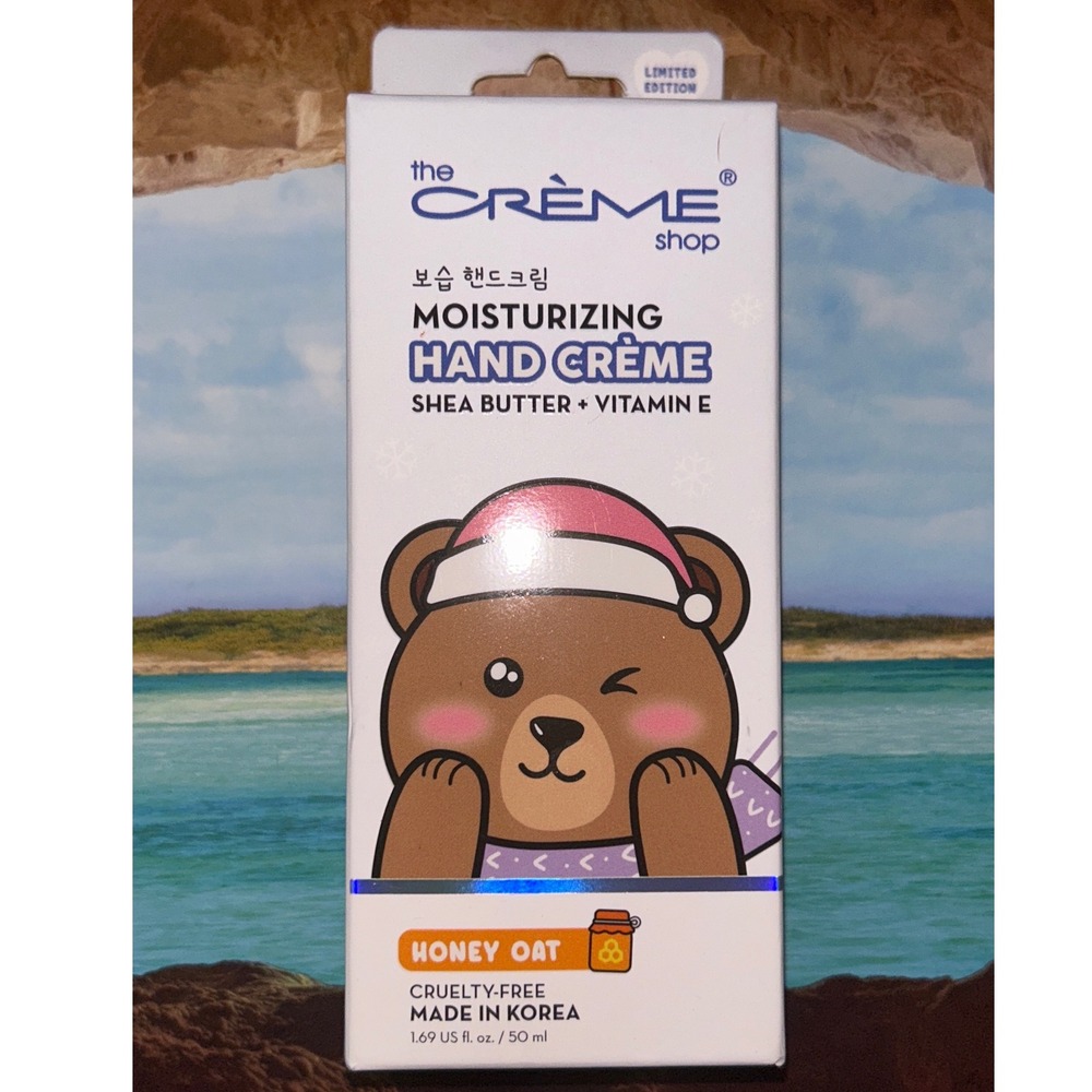 The Creme Shop Honey Oat Moisturizing Hand Crème Shea Butter Vitamin E Ltd Ed